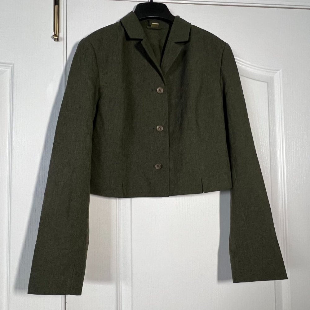 Olive Green Maxi Skirt Set - Picture 2 of 6